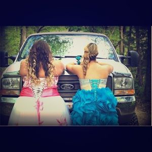 Prom dress size 10 with corset back